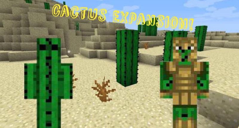 Cactus Expansion Displays the two new mobs in this mod.